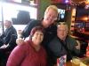 Childhood friends Debbie & hubby Ray and John at Johnny’s. photo by Larry Testerman